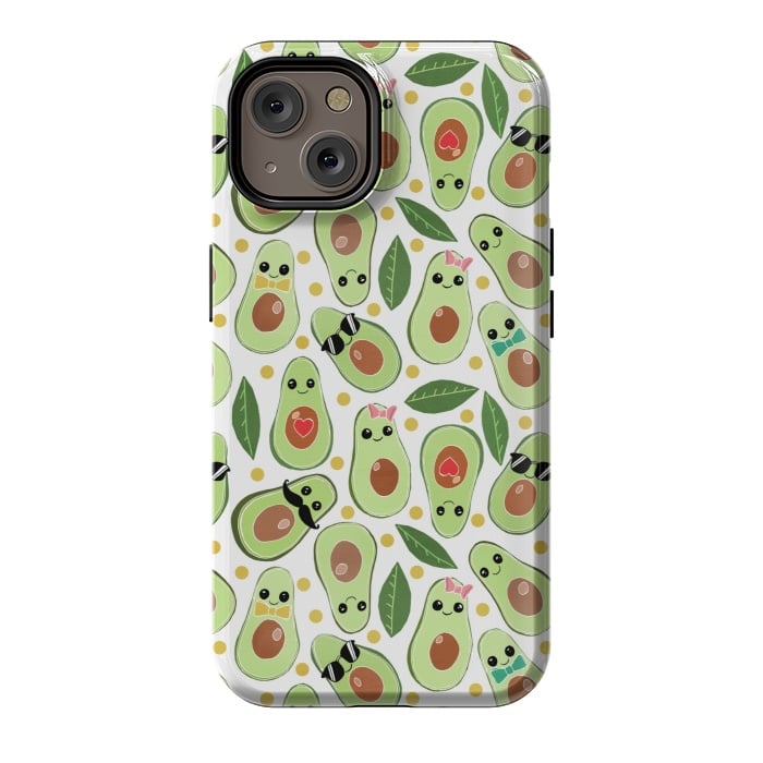 iPhone 14 StrongFit Stylish Avocados by Tangerine-Tane