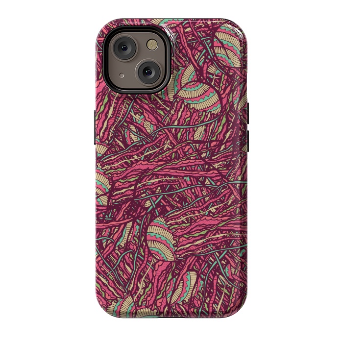 iPhone 14 StrongFit Jellyfish jungle by Steve Wade (Swade)