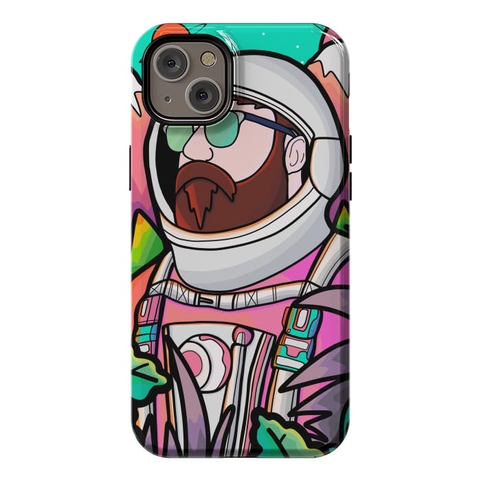 iPhone 14 Plus StrongFit Pastel astronaut by Steve Wade (Swade)