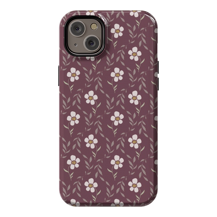 iPhone 14 Plus StrongFit Effloresce - Purple by Melissa Lee