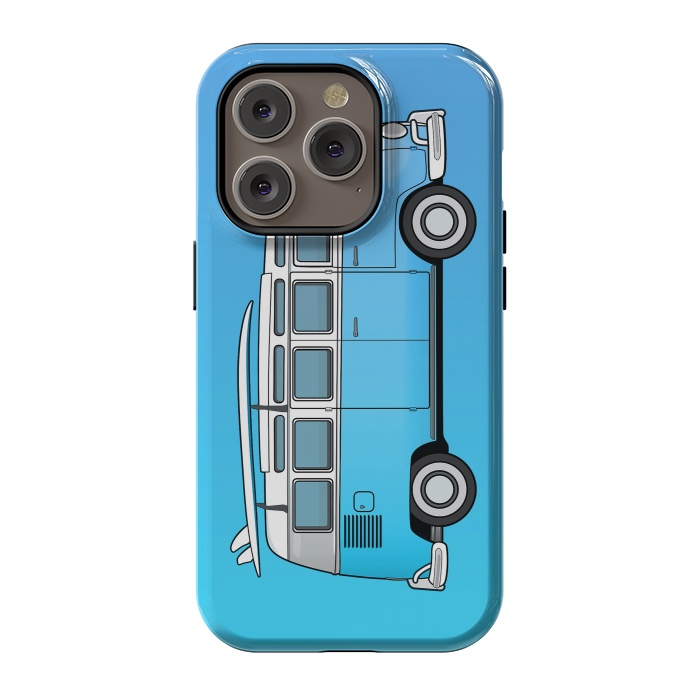 iPhone 14 Pro StrongFit Van Life - Blue by Mitxel Gonzalez