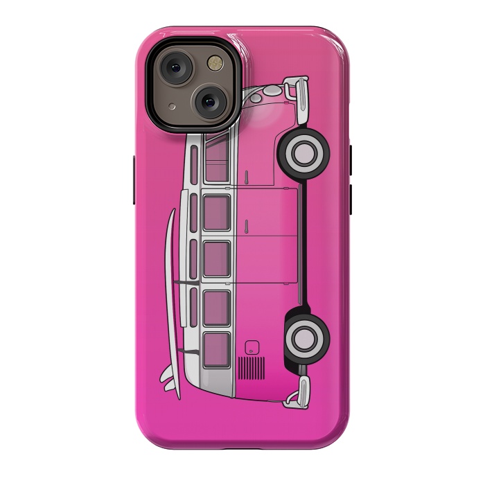 iPhone 14 StrongFit Van Life - Pink by Mitxel Gonzalez
