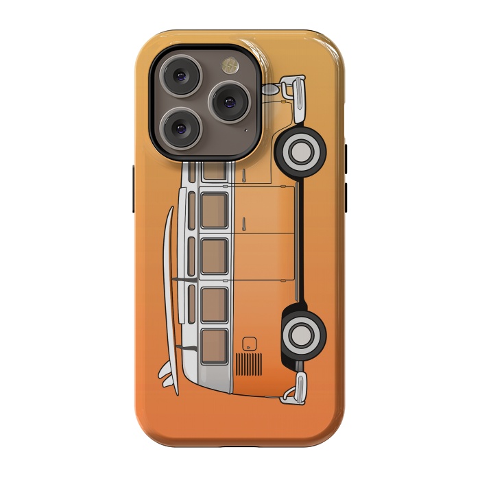 iPhone 14 Pro StrongFit Van Life - Orange by Mitxel Gonzalez