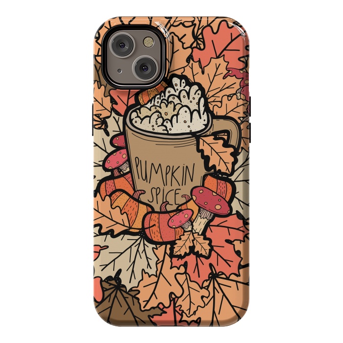 iPhone 14 Plus StrongFit Pumpkin Spice  by Steve Wade (Swade)