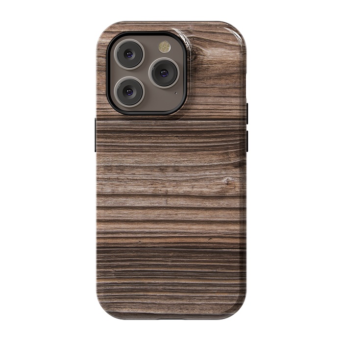 iPhone 14 Pro StrongFit wood by haroulita