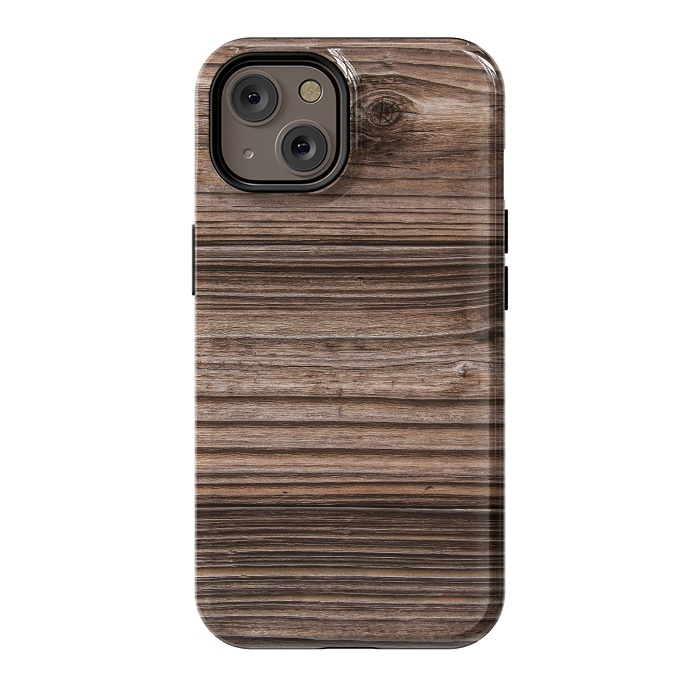 iPhone 14 StrongFit wood by haroulita