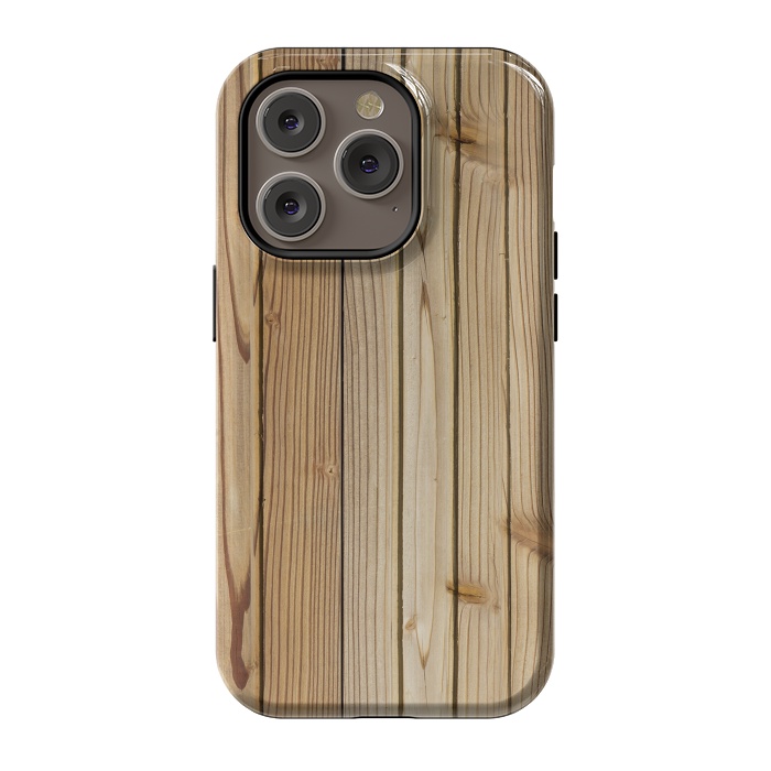 iPhone 14 Pro StrongFit wood ii by haroulita