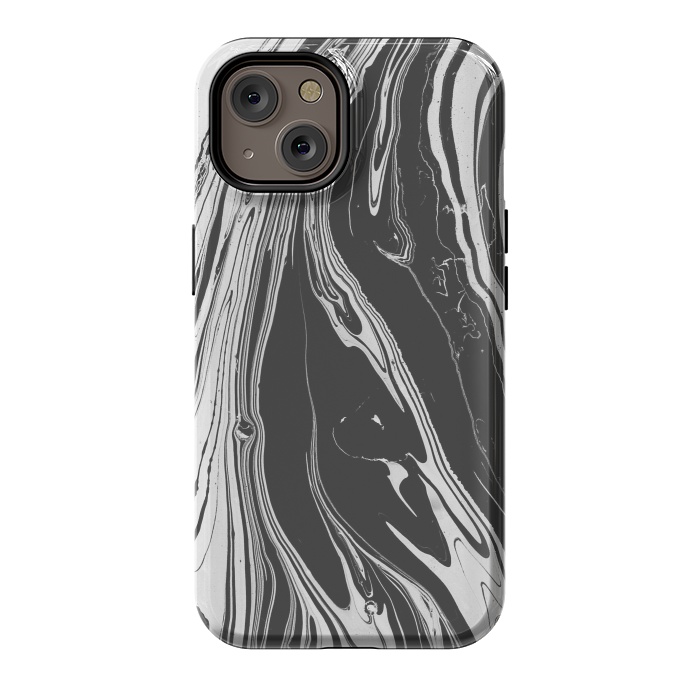 iPhone 14 StrongFit bw marble x by haroulita