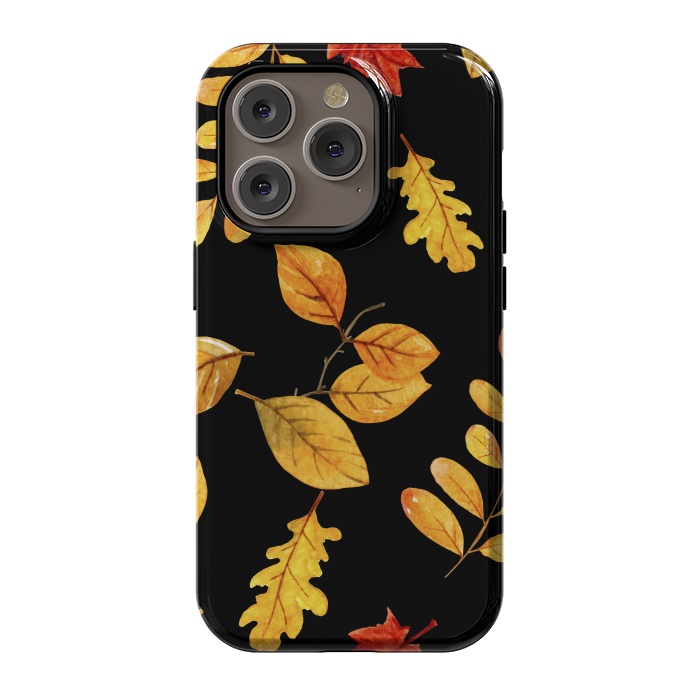iPhone 14 Pro StrongFit fall leaves x by haroulita