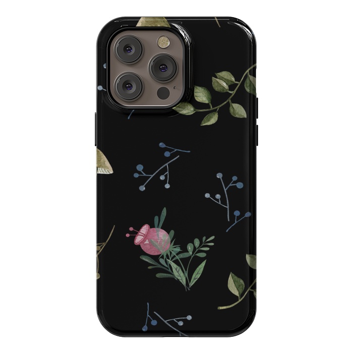 iPhone 14 Pro max StrongFit flower pattern cc by haroulita