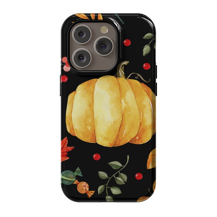 iPhone 14 Pro StrongFit pumpkin season by haroulita