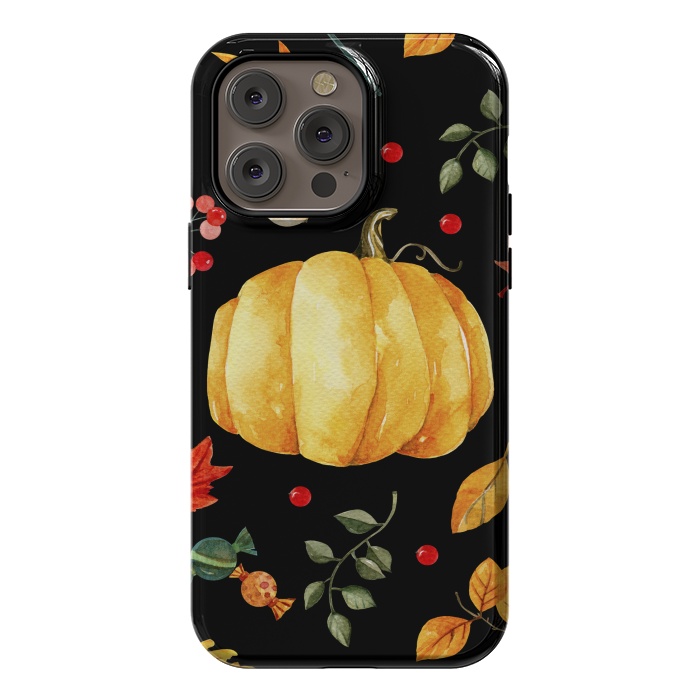 iPhone 14 Pro max StrongFit pumpkin season by haroulita