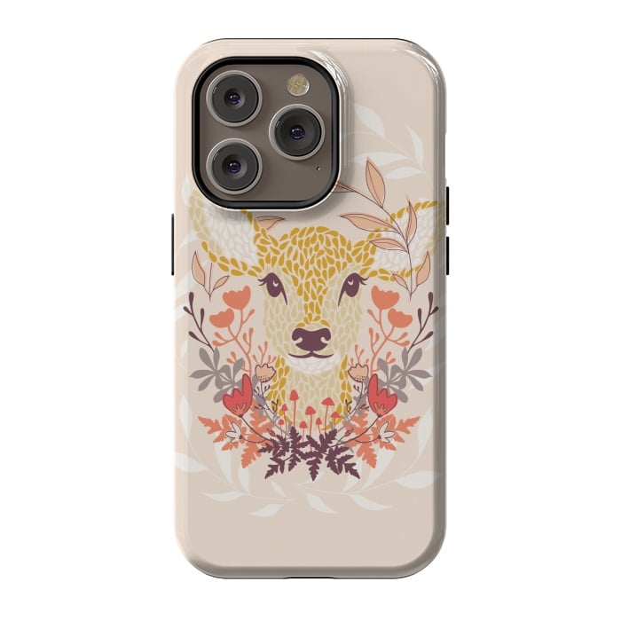 iPhone 14 Pro StrongFit Oh Deer by Melissa Lee