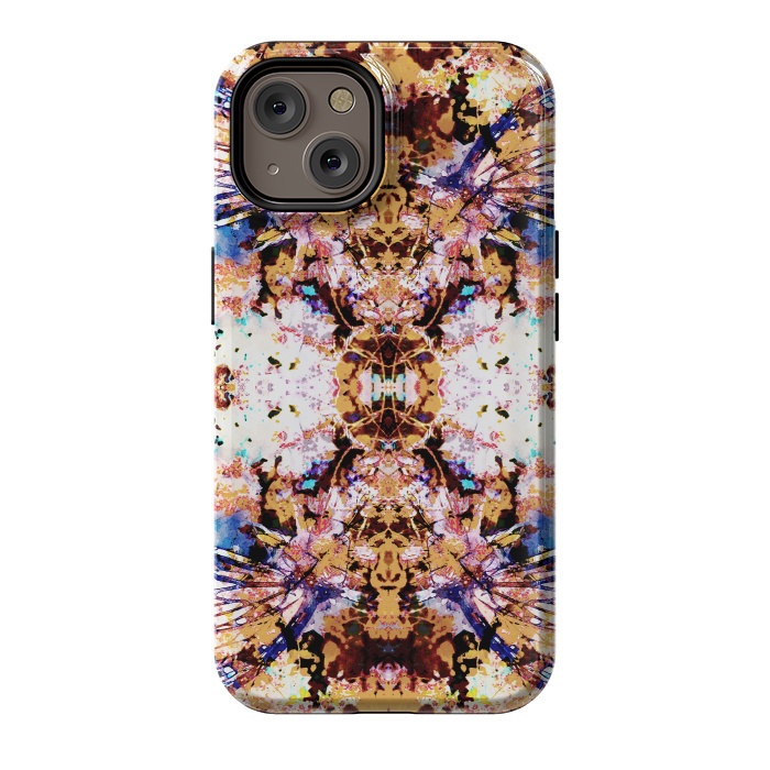 iPhone 14 StrongFit Painted butterfly wings and flower petals by Oana 