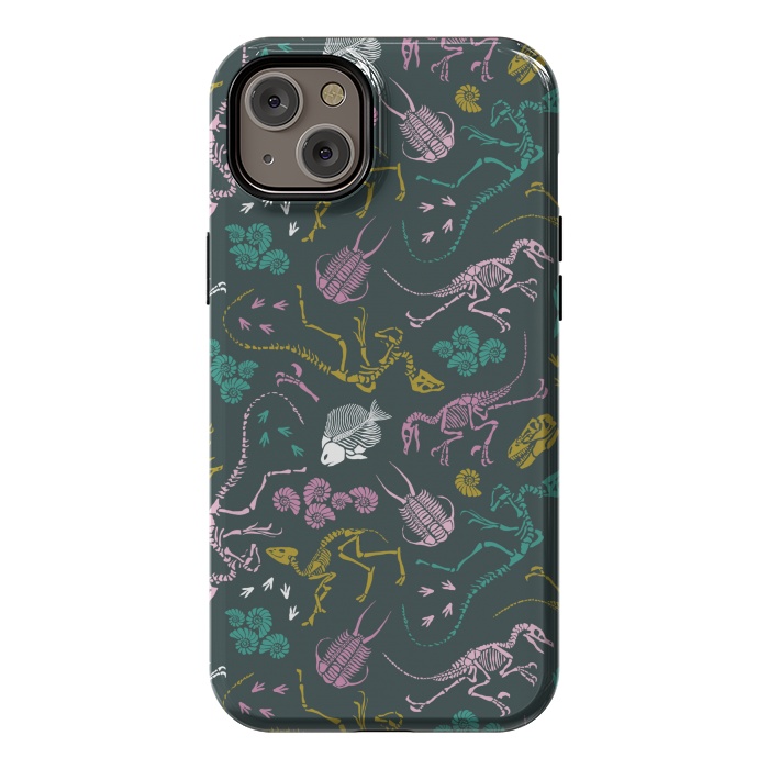 iPhone 14 Plus StrongFit Dinosaurs by Tishya Oedit
