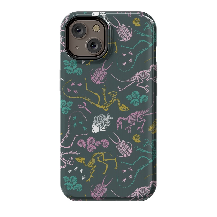 iPhone 14 StrongFit Dinosaurs by Tishya Oedit