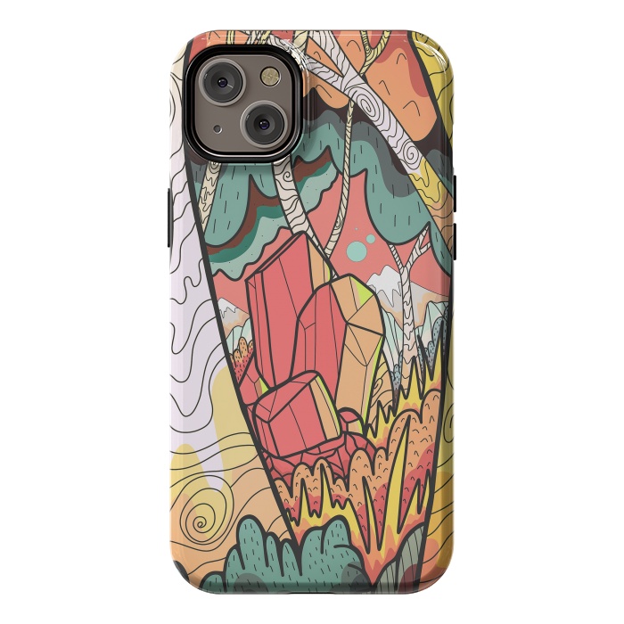 iPhone 14 Plus StrongFit The autumn crystal by Steve Wade (Swade)