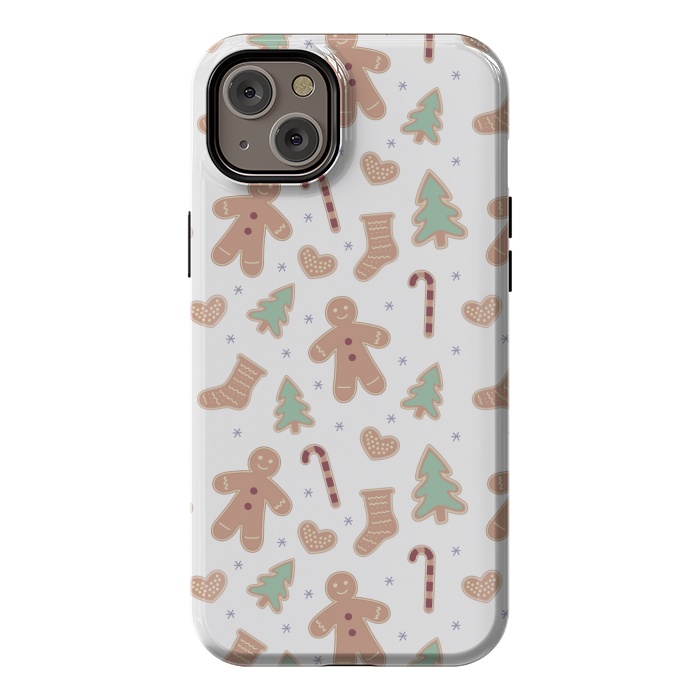 iPhone 14 Plus StrongFit ginger bread pattern by MALLIKA
