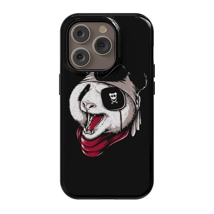 iPhone 14 Pro StrongFit Panda Pirate by Afif Quilimo