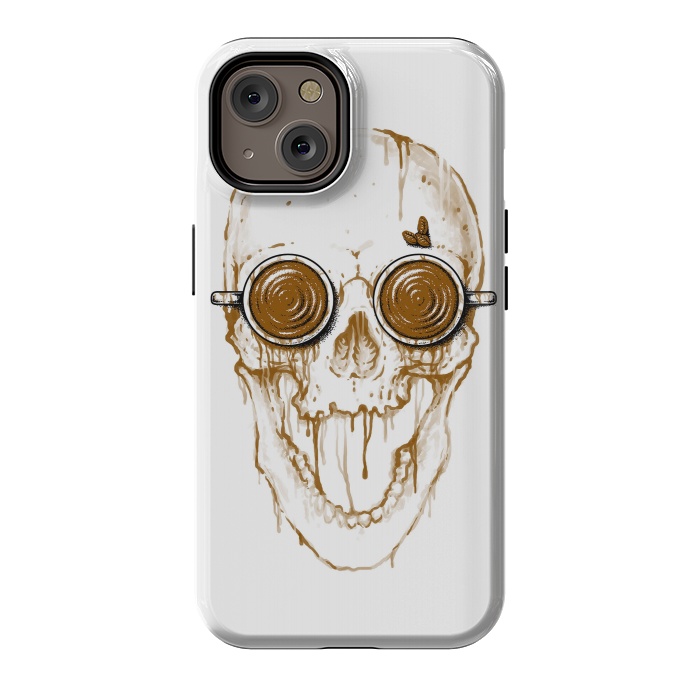 iPhone 14 StrongFit Skull Coffee by Afif Quilimo