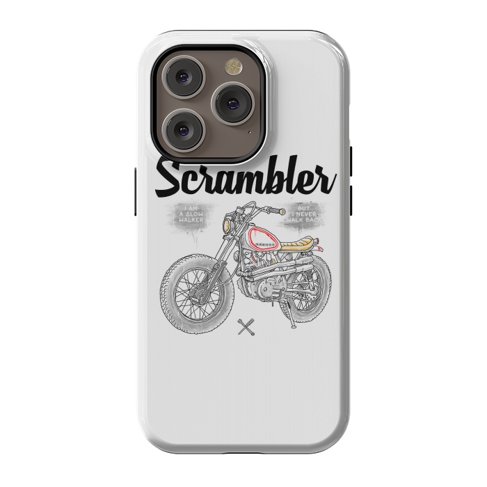 iPhone 14 Pro StrongFit Scrambler by Afif Quilimo