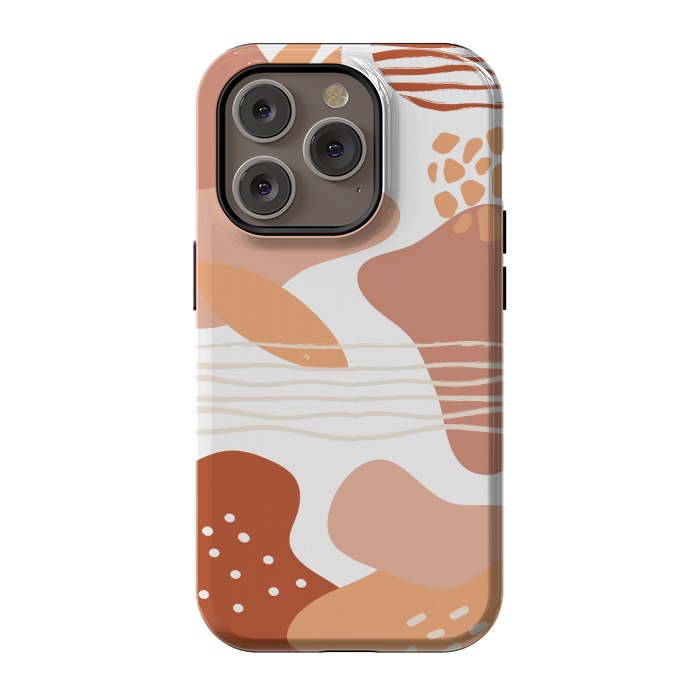 iPhone 14 Pro StrongFit Terracotta earth by Martina