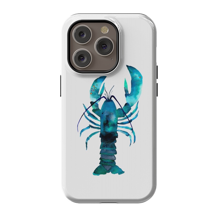iPhone 14 Pro StrongFit Blue Lobster by Amaya Brydon