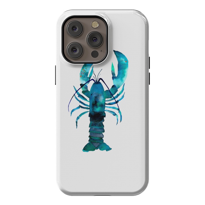 iPhone 14 Pro max StrongFit Blue Lobster by Amaya Brydon