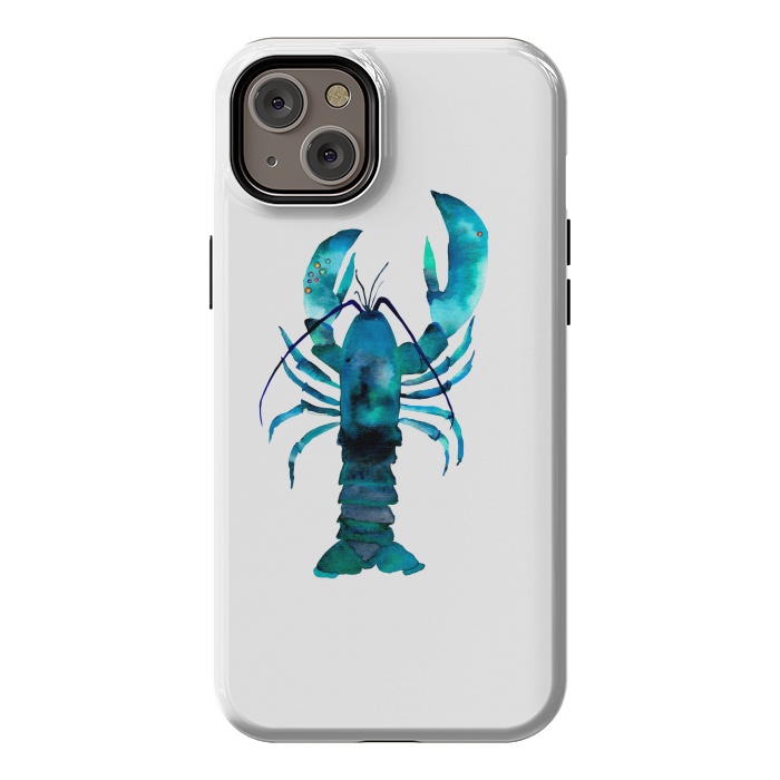 iPhone 14 Plus StrongFit Blue Lobster by Amaya Brydon