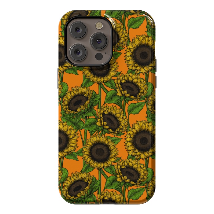 iPhone 14 Pro max StrongFit Sunflowers by Katerina Kirilova