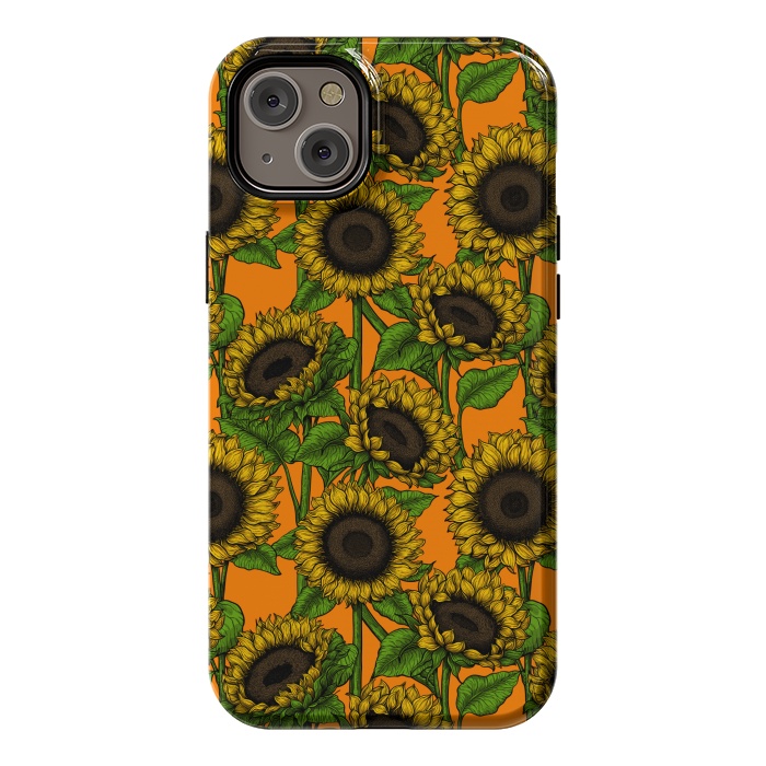 iPhone 14 Plus StrongFit Sunflowers by Katerina Kirilova