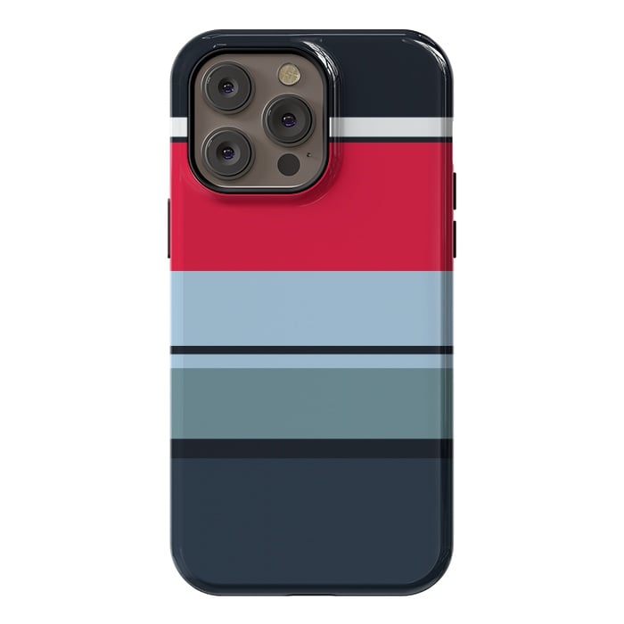 iPhone 14 Pro max StrongFit Casual Reflective Striped by TMSarts
