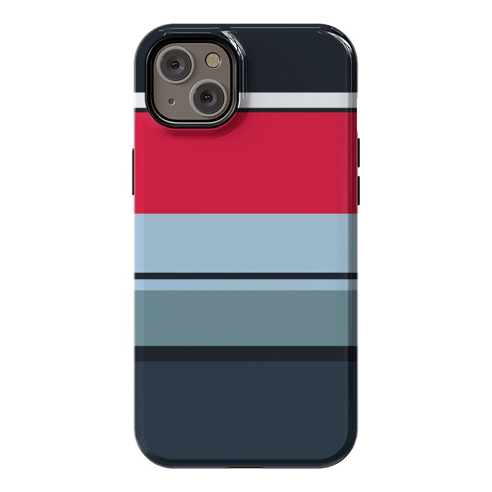 iPhone 14 Plus StrongFit Casual Reflective Striped by TMSarts