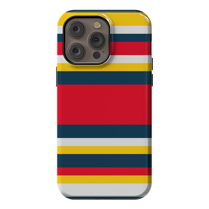 iPhone 14 Pro max StrongFit Colorful Casual Stripes by TMSarts