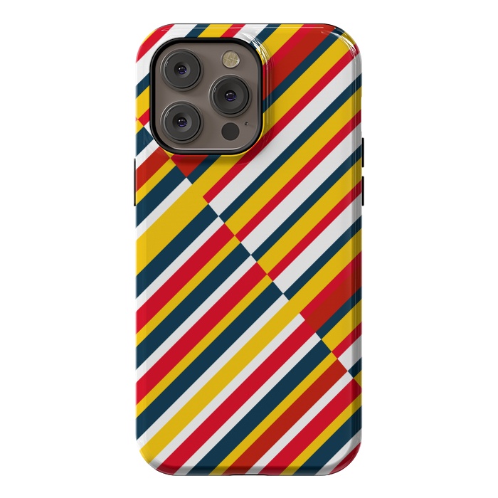 iPhone 14 Pro max StrongFit Bohemian Striped by TMSarts