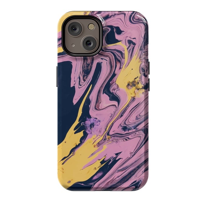 iPhone 14 StrongFit Pink, Black and Yellow  by Winston