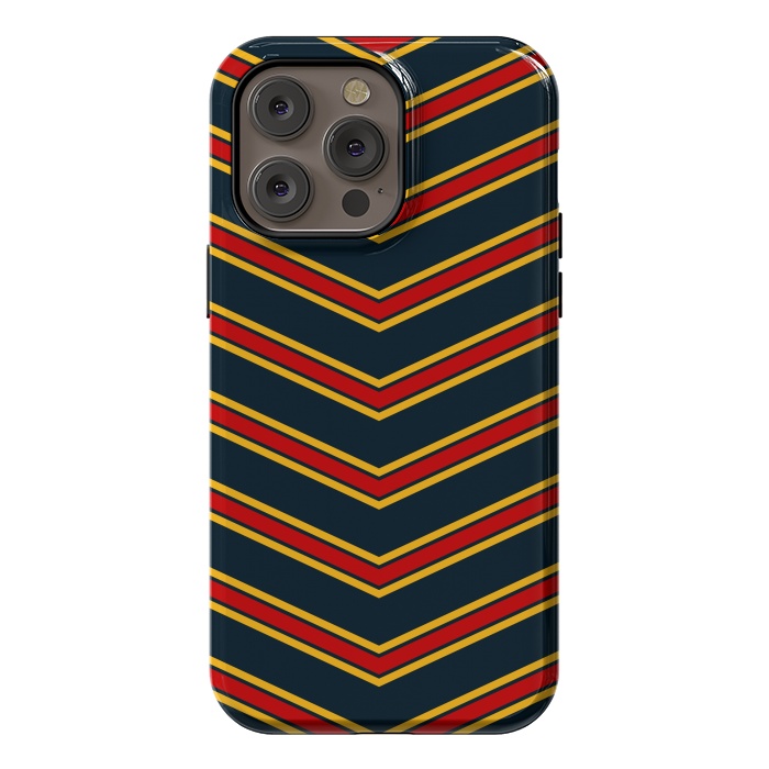 iPhone 14 Pro max StrongFit Reflective Chevrons by TMSarts