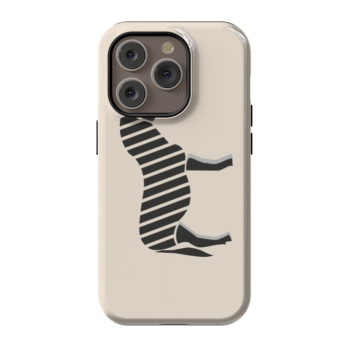 iPhone 14 Pro StrongFit Zebra Cross by Creativeaxle