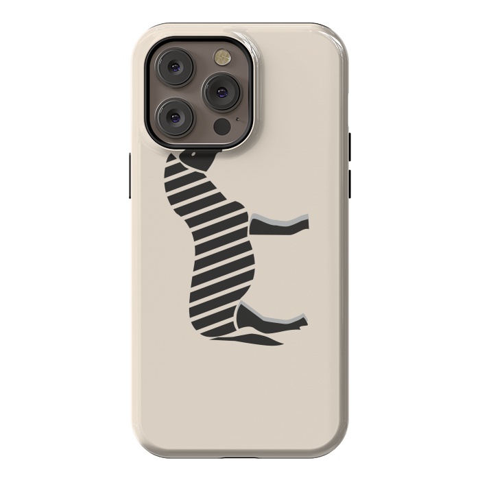 iPhone 14 Pro max StrongFit Zebra Cross by Creativeaxle