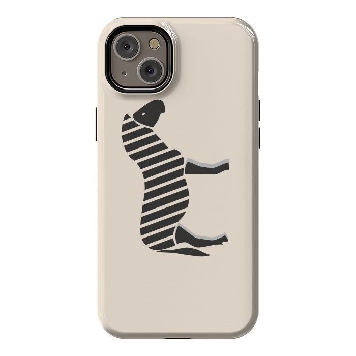 iPhone 14 Plus StrongFit Zebra Cross by Creativeaxle
