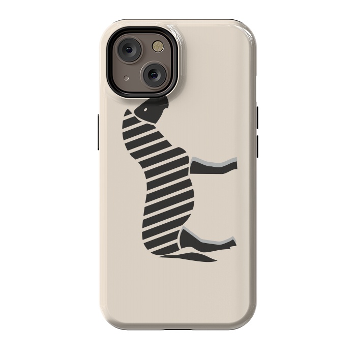iPhone 14 StrongFit Zebra Cross by Creativeaxle