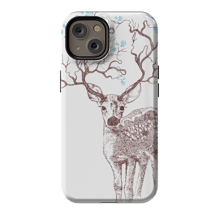 iPhone 14 StrongFit Forest Deer by Rose Halsey