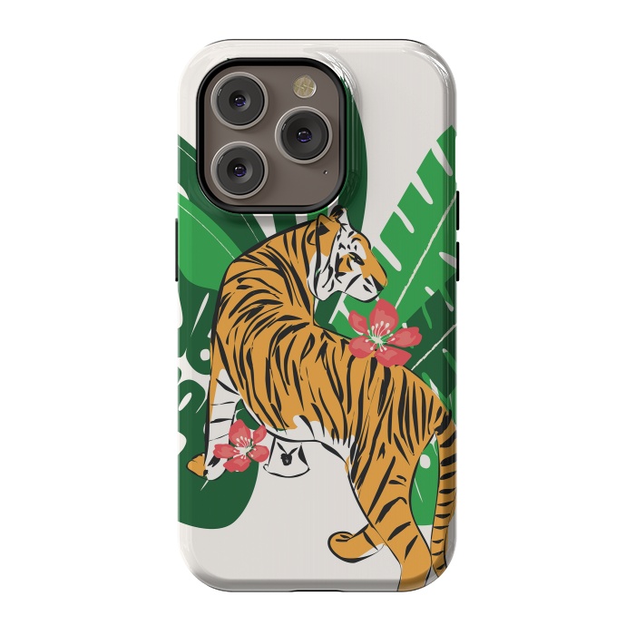 iPhone 14 Pro StrongFit Tiger 010 by Jelena Obradovic