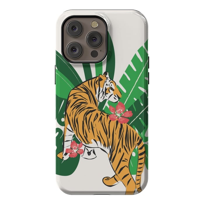 iPhone 14 Pro max StrongFit Tiger 010 by Jelena Obradovic