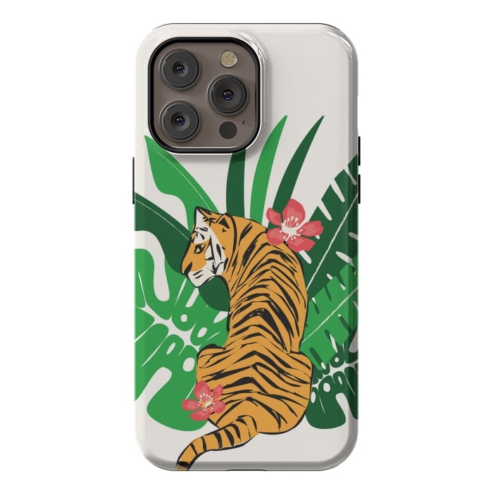 iPhone 14 Pro max StrongFit Tiger 011 by Jelena Obradovic