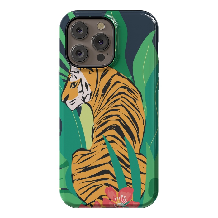 iPhone 14 Pro max StrongFit Tiger 012 by Jelena Obradovic