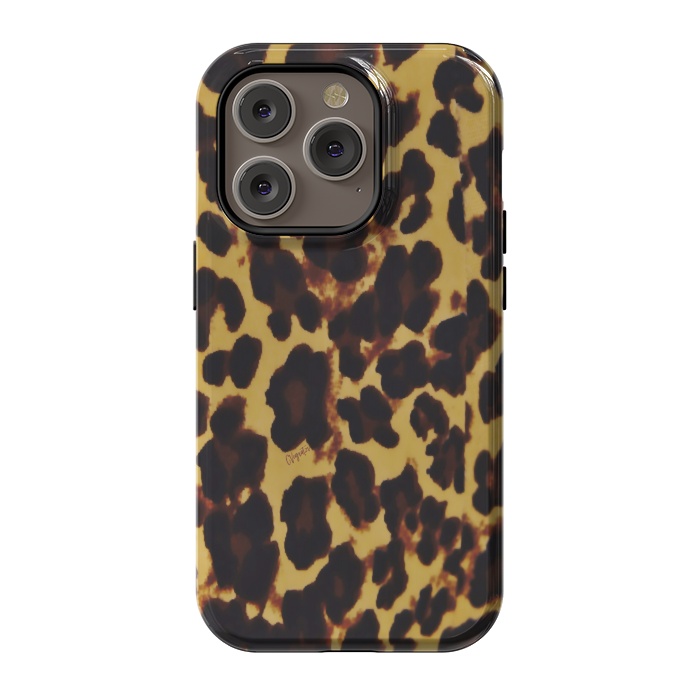 iPhone 14 Pro StrongFit Exotic-ReAL LeOparD by ''CVogiatzi.