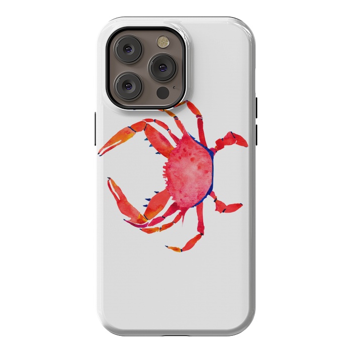 iPhone 14 Pro max StrongFit Red Crab by Amaya Brydon