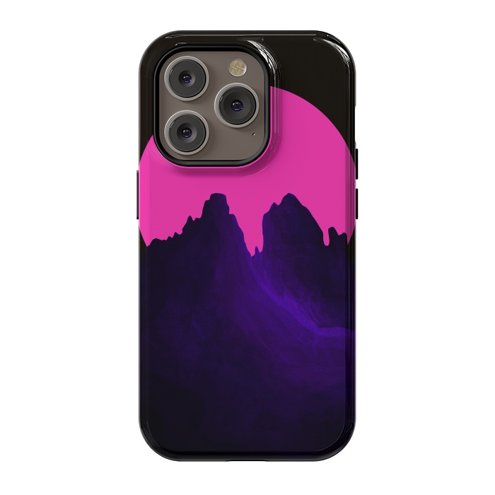 iPhone 14 Pro StrongFit The great pink moon by Steve Wade (Swade)
