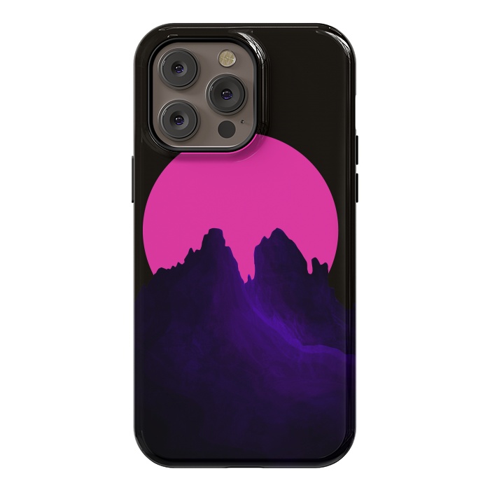 iPhone 14 Pro max StrongFit The great pink moon by Steve Wade (Swade)